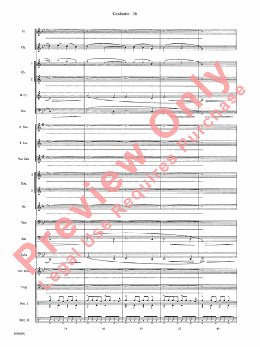 On the Rising Winds Concert Band scores gallery preview page 19