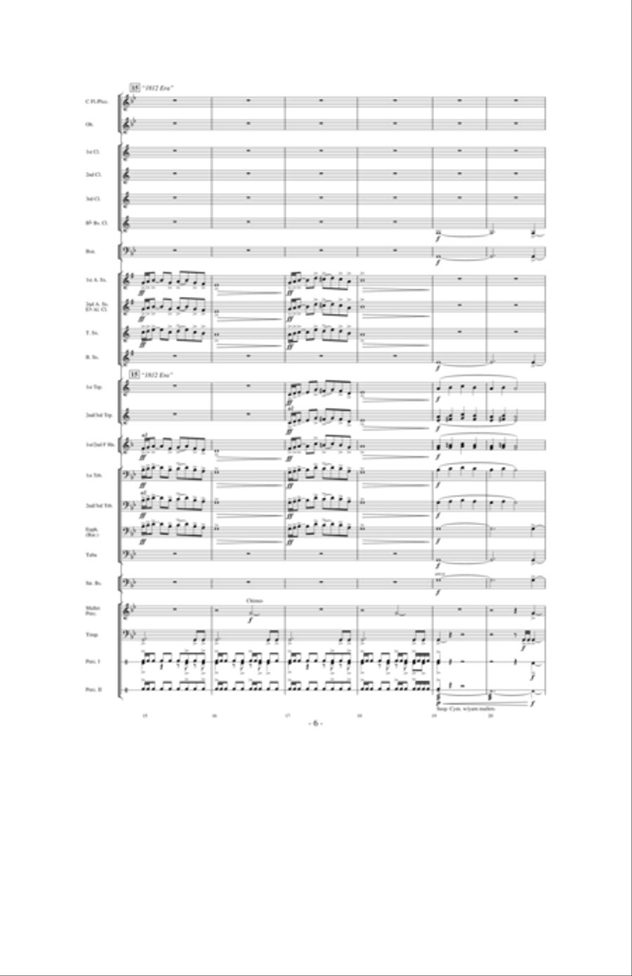 In the Winter of 1730: A River's Journey Concert Band scores gallery preview page 5