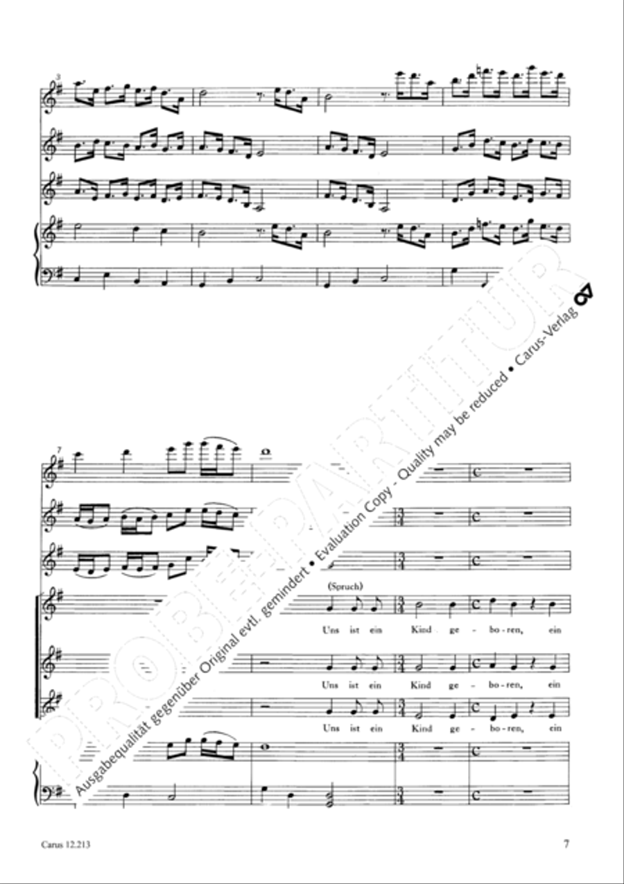 Four Christmas Concerts (Vier Weihnachtskonzerte) Score scores gallery preview page 8