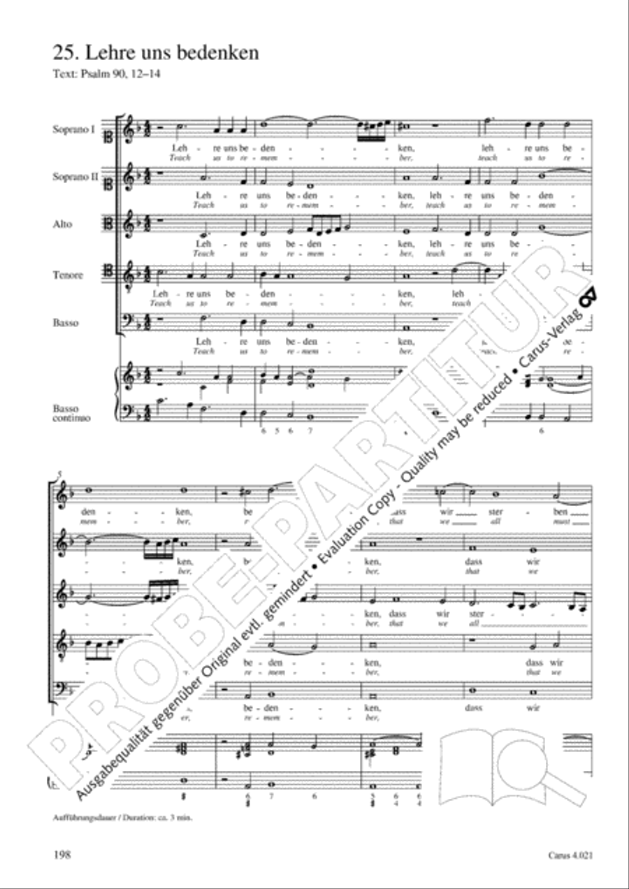 Schein: Israelsbrunnlein. Fontana d'Israel. Complete edition Choir scores gallery preview page 205