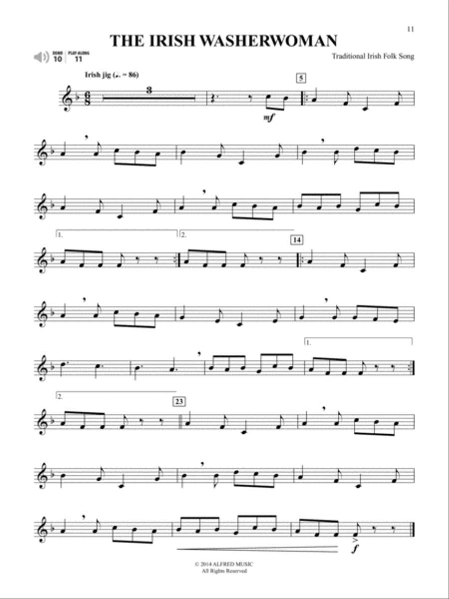 Easy Instrumental Solos For Special Occasions & Celebrations Trumpet Solo scores gallery preview page 4