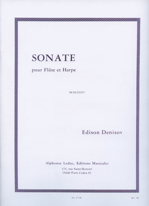 Book cover for Sonate (flute & Harp)