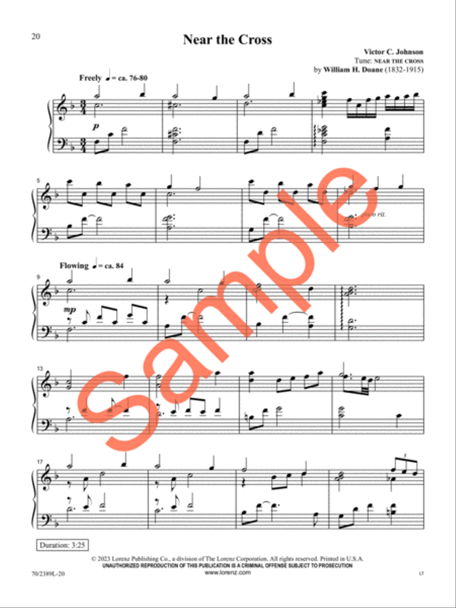 The Rugged Cross, the Empty Tomb Piano Solo scores gallery preview page 16