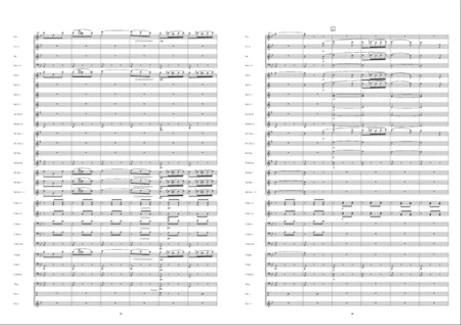 Viva Verdi Fanfare Band scores gallery preview page 19