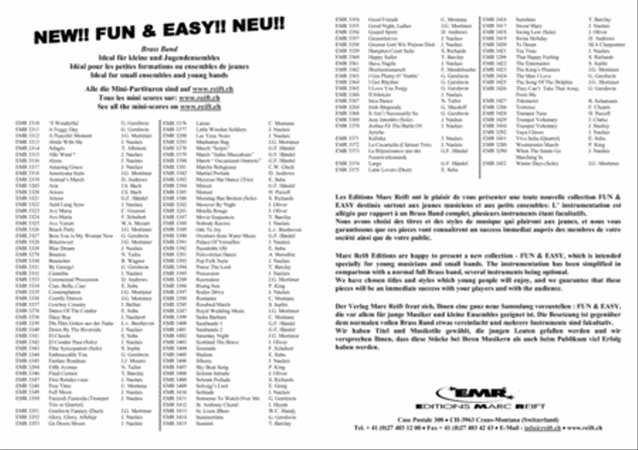 Free Time Brass Band scores gallery preview page 3
