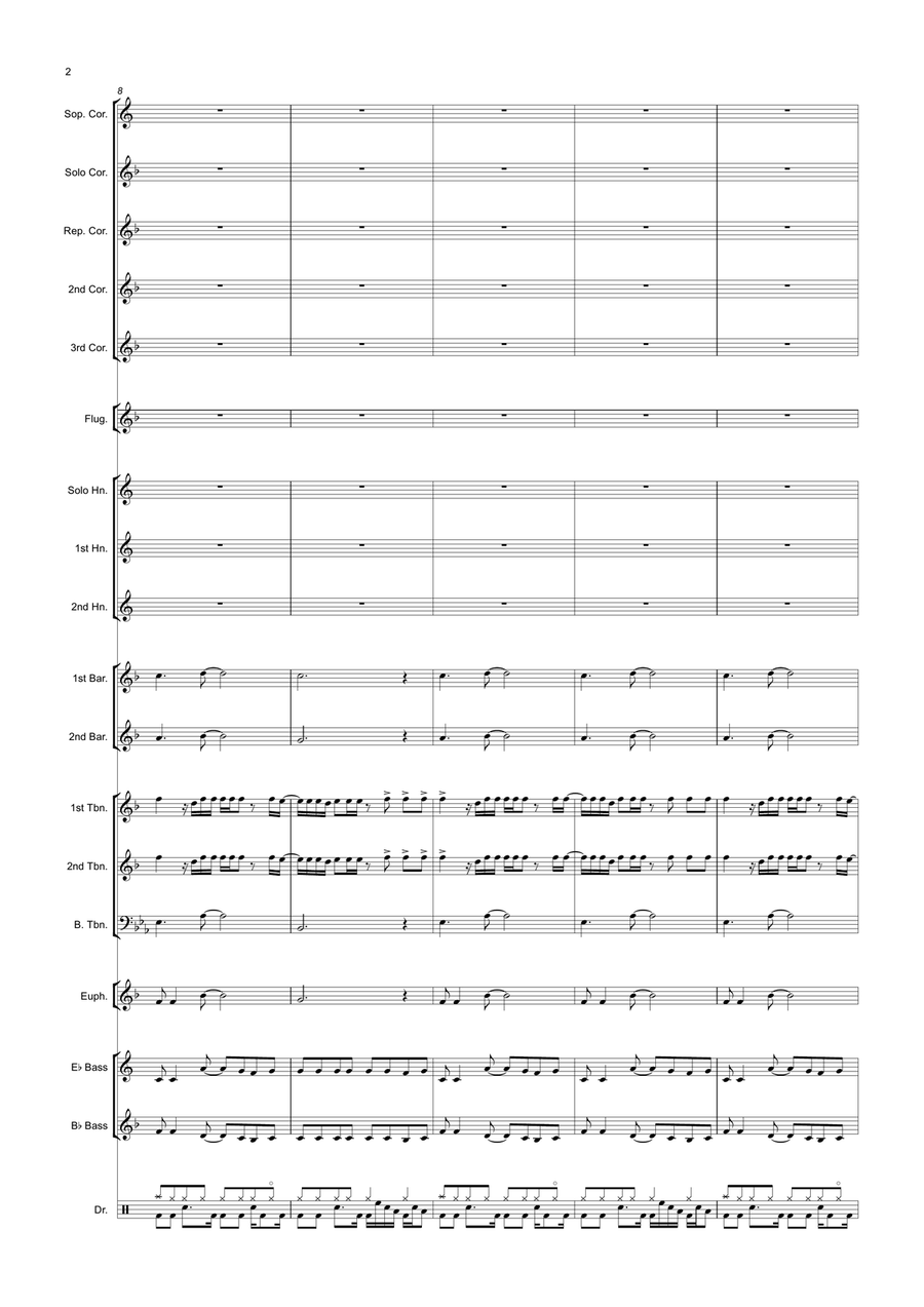 Tubthumping Brass Band scores gallery preview page 2
