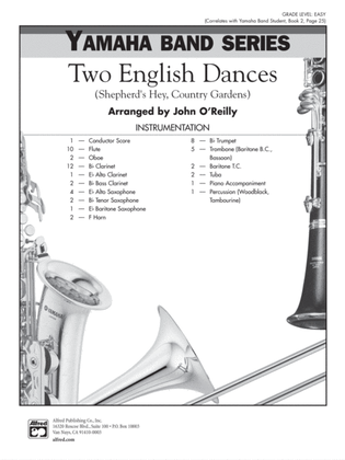 Two English Dances: Score