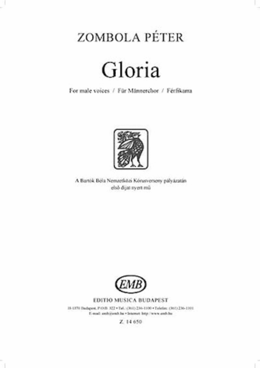 Gloria For Male Voices Ttbb Latin Text TTBB scores gallery preview page 1