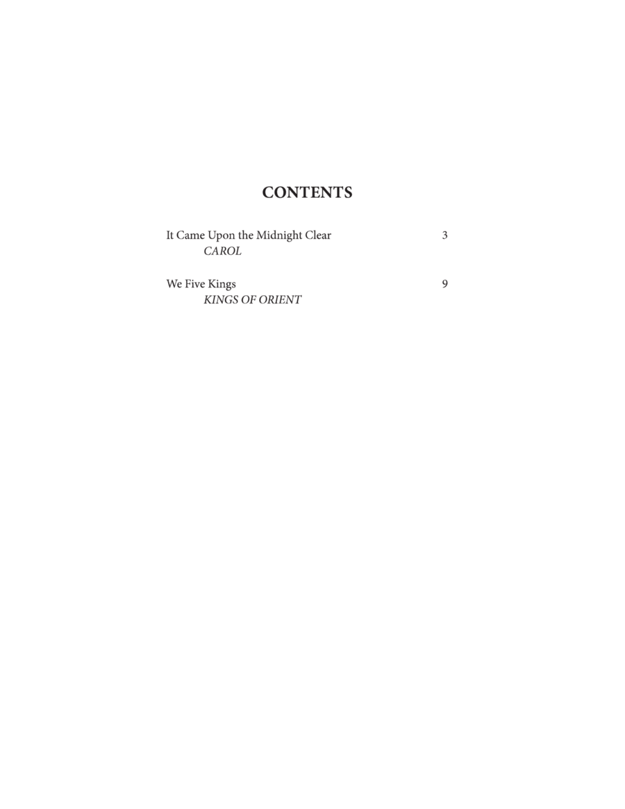 Two Carols for Organ Organ Solo scores gallery preview page 1