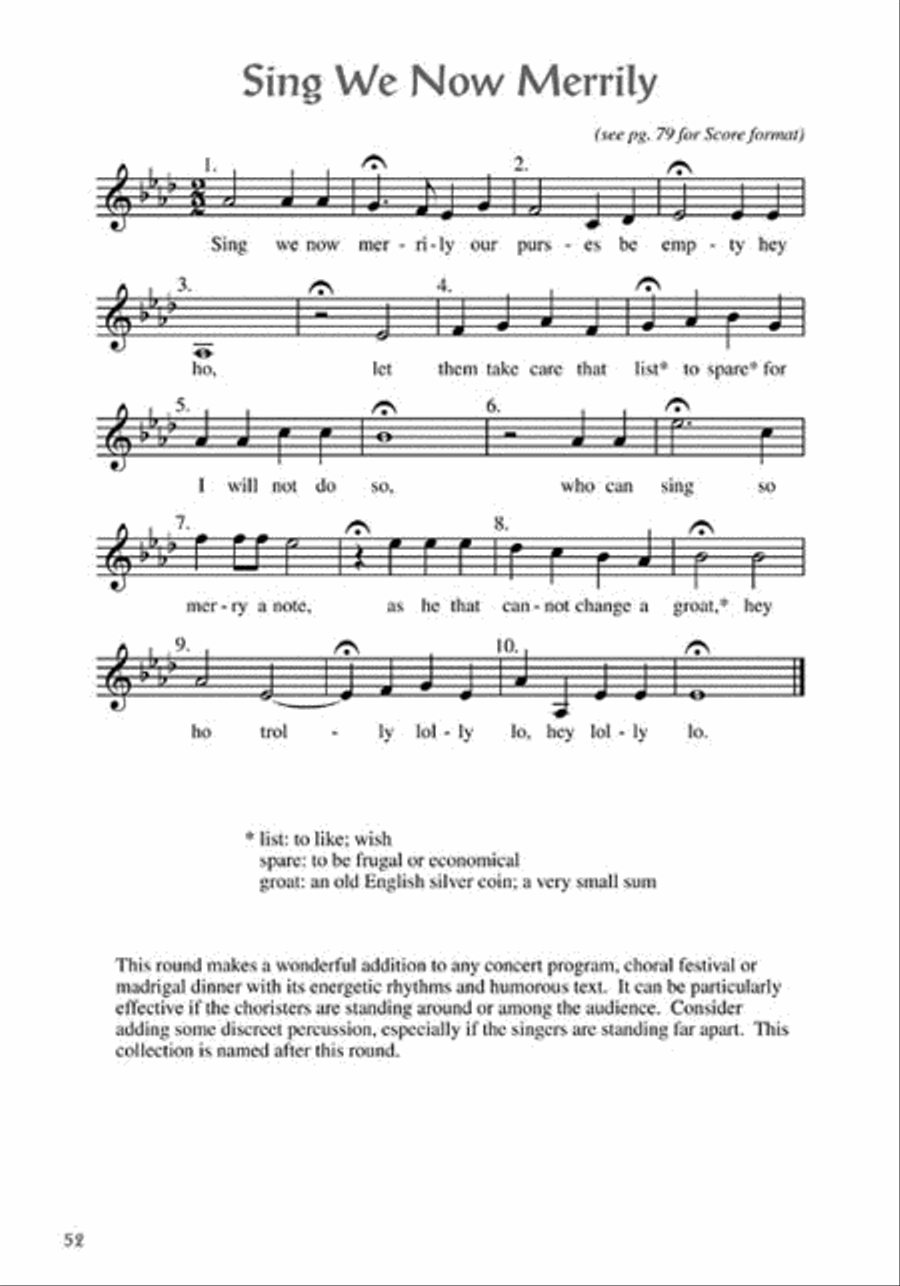 Sing We Now Merrily Choir scores gallery preview page 6
