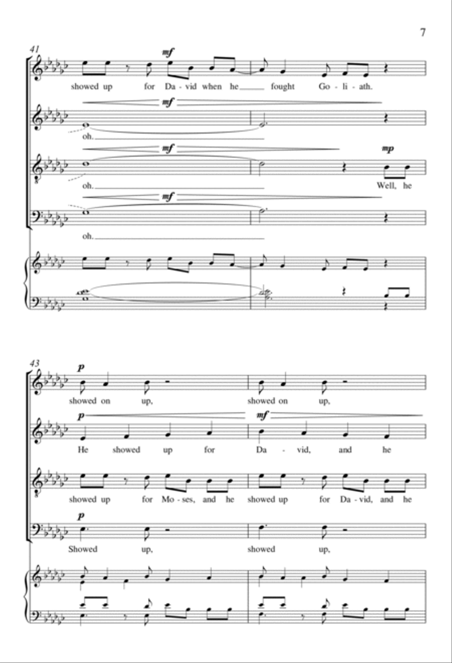My King Is Comin' Soon 4-Part scores gallery preview page 5