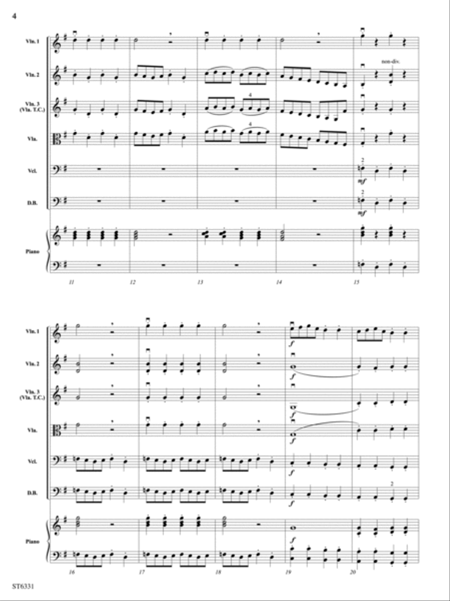 The Bird: Score String Orchestra scores gallery preview page 4
