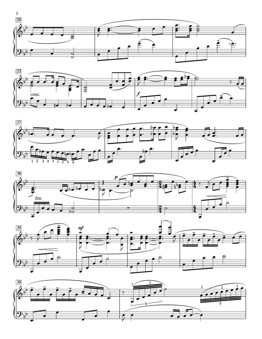 Bohemian Rhapsody [Classical version] (arr. Phillip Keveren) Piano Solo scores gallery preview page 2
