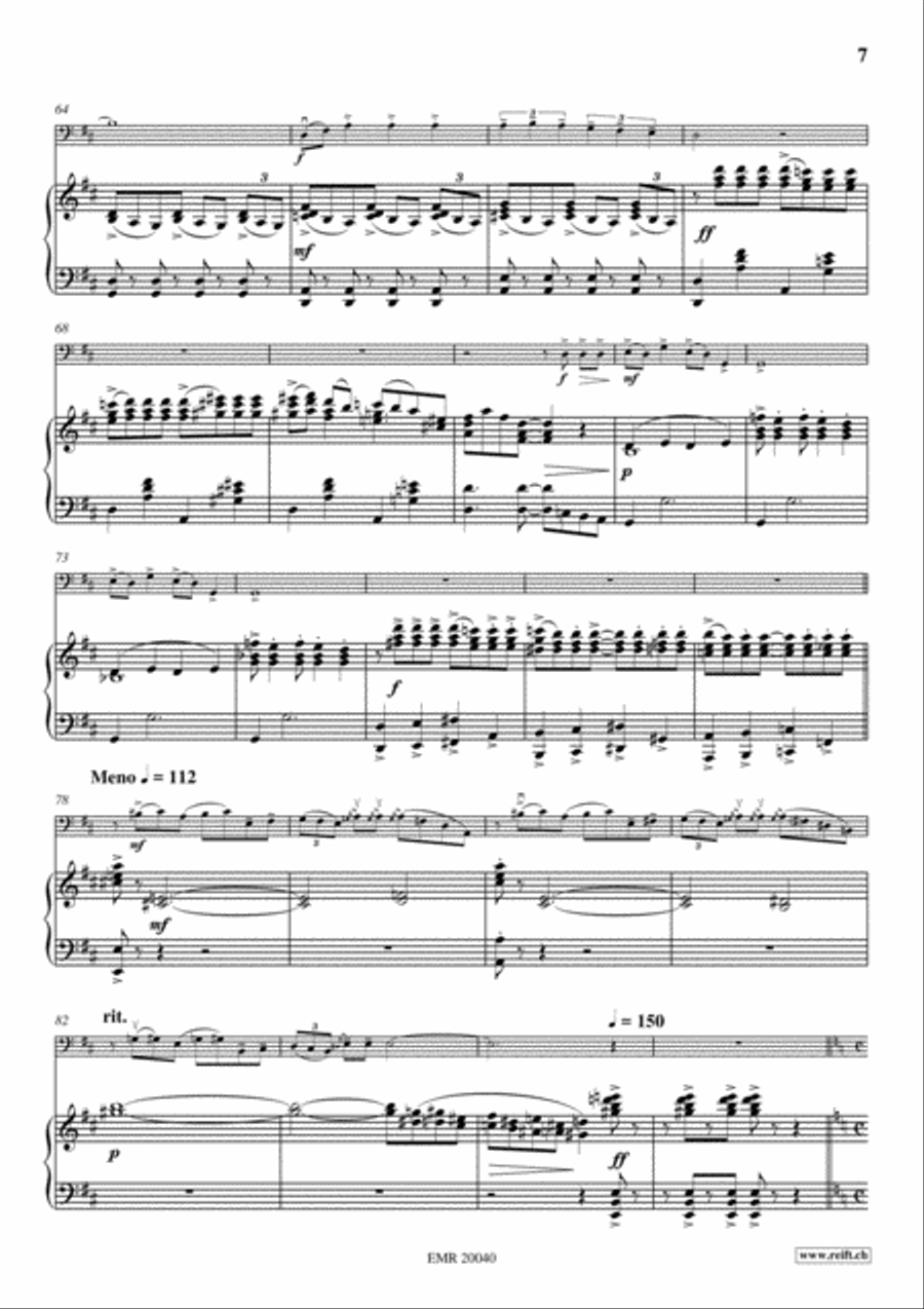 Rhapsody In Blue Double Bass scores gallery preview page 7