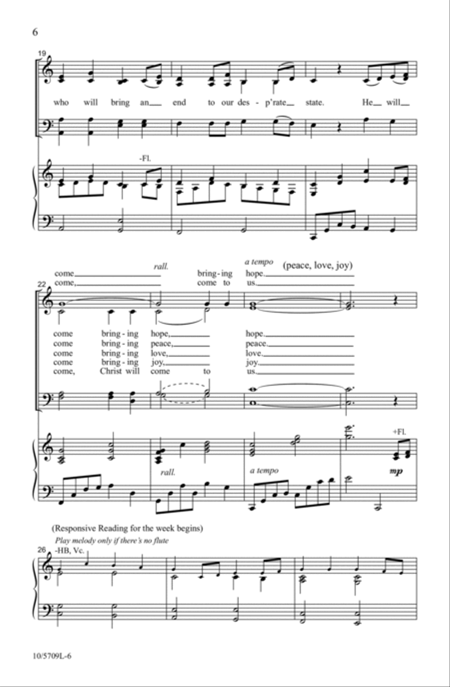 Preparing Our Hearts Preparing Our Hearts 4-Part scores gallery preview page 6