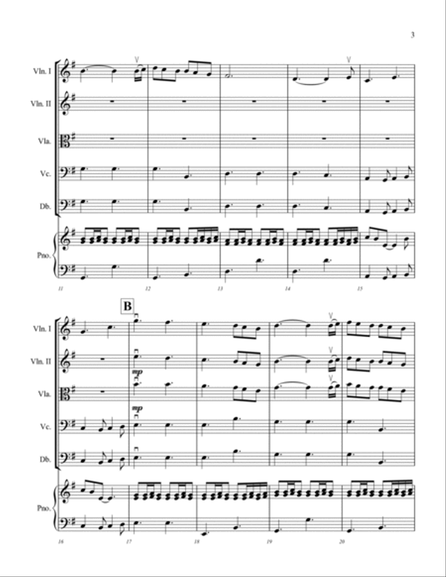 The Climb String Orchestra scores gallery preview page 3