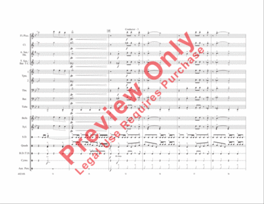 Make Me Smile Make Me Smile Marching Band scores gallery preview page 4