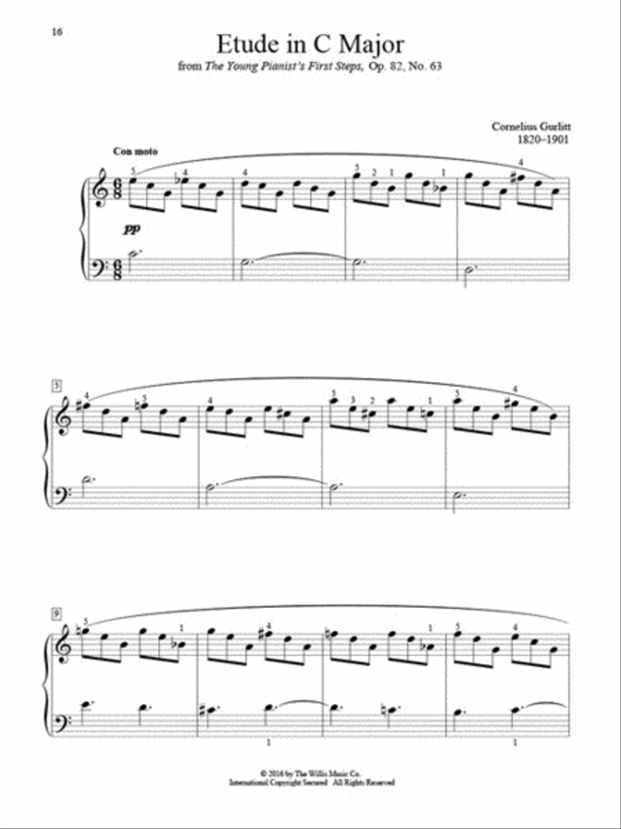 Classical Piano Solos – Second Grade Easy Piano scores gallery preview page 4