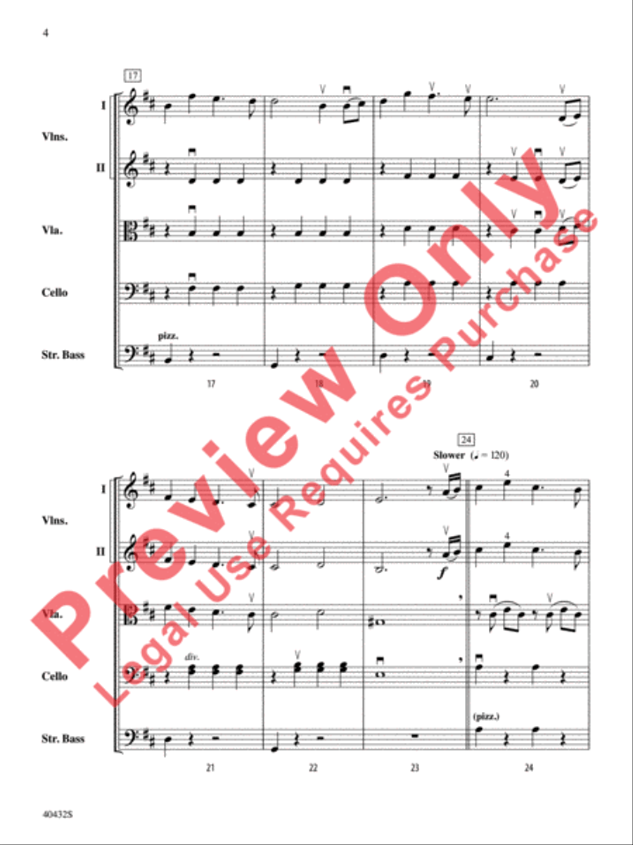 A Very Respectable Hobbit (from The Hobbit: An Unexpected Journey) String Orchestra scores gallery preview page 5