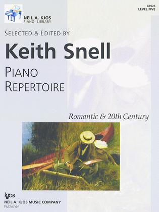 Book cover for Piano Repertoire: Romantic & 20th Century, Level 5