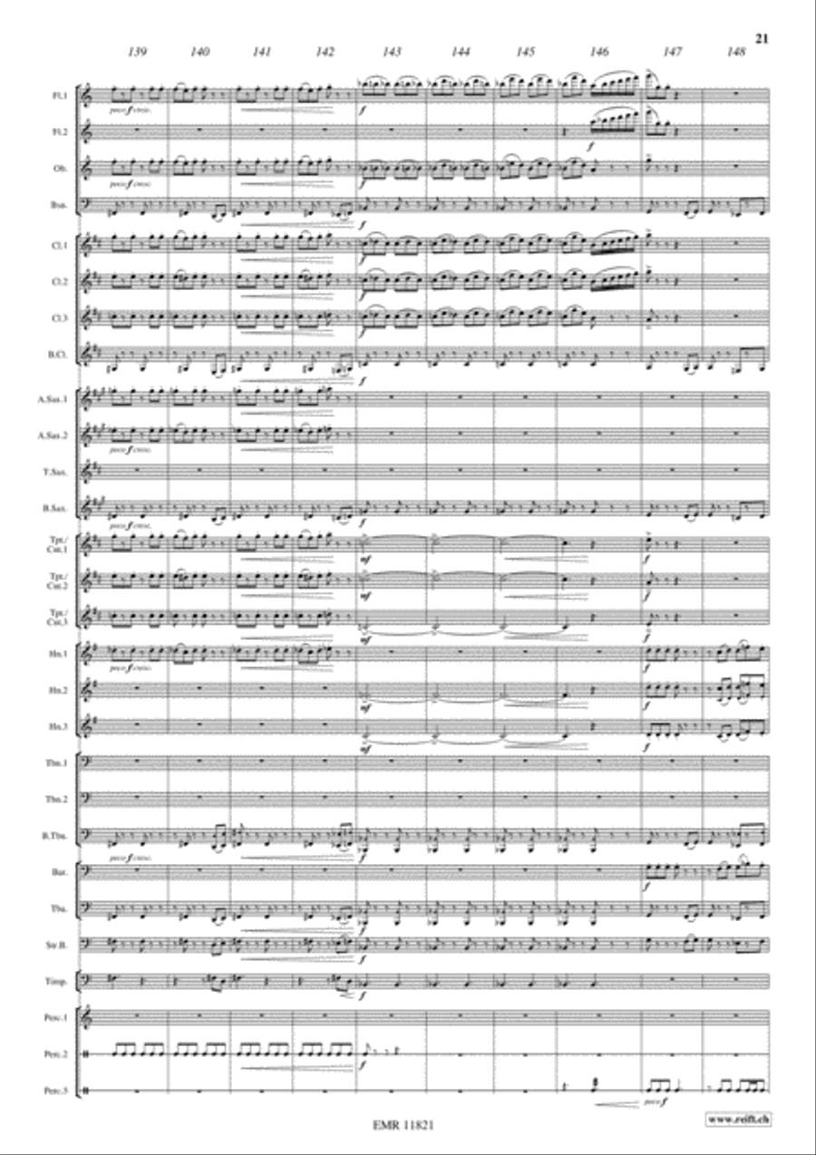 King Solomon's Mines Concert Band scores gallery preview page 22