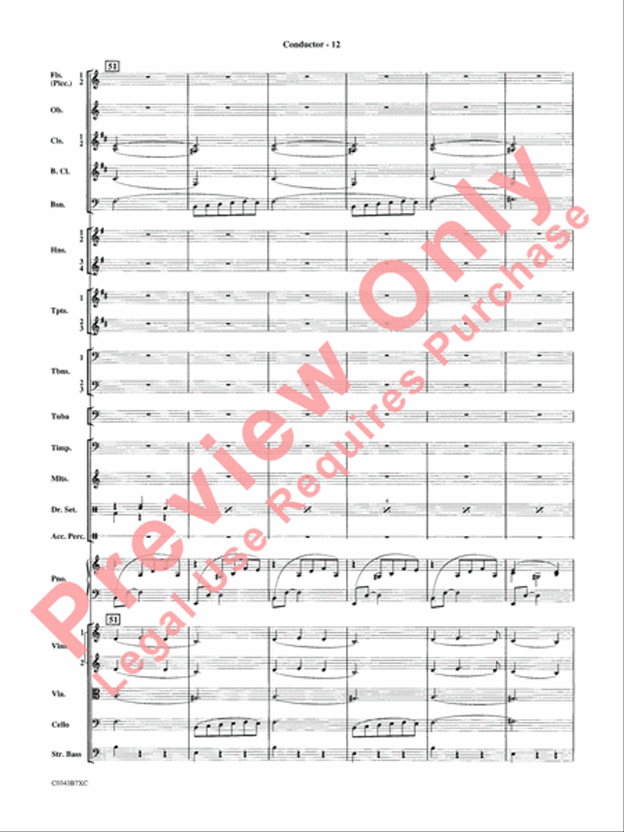 A Tribute to Henry Mancini Full Orchestra scores gallery preview page 15