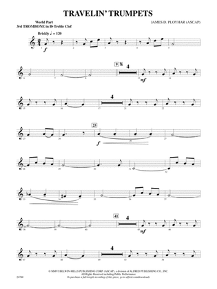 Travelin' Trumpets: (wp) 3rd B-flat Trombone T.C.