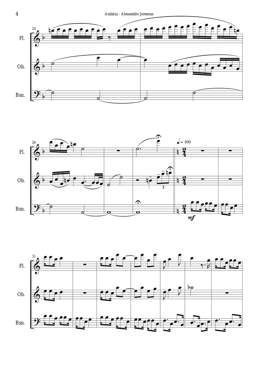 Andaluz Woodwind Trio scores gallery preview page 5