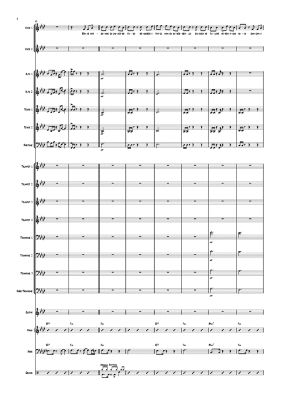 Os Vampiros Jazz Ensemble scores gallery preview page 6