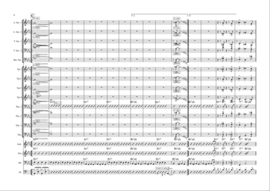Springing into Summer Jazz Ensemble scores gallery preview page 4