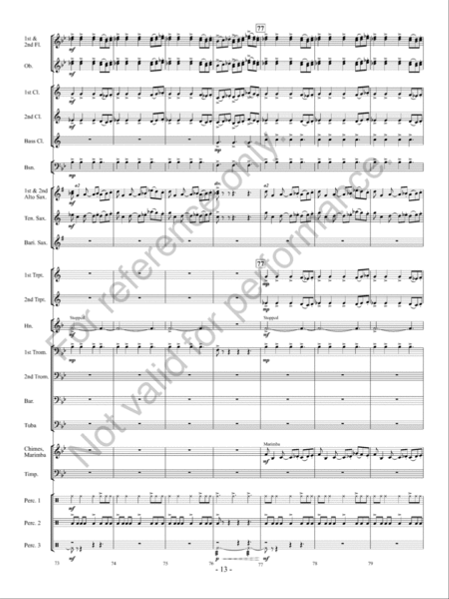 Crush Concert Band scores gallery preview page 14