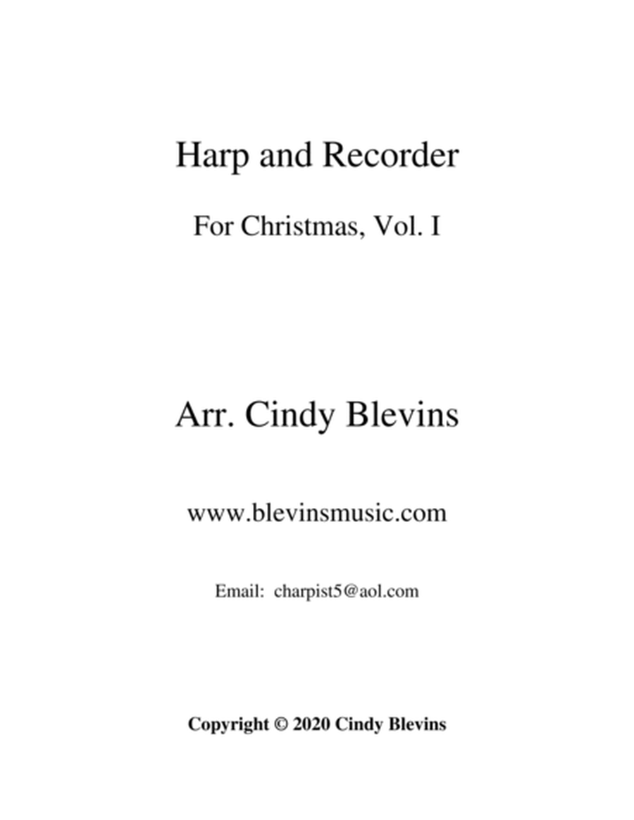 Harp and Recorder for Christmas, Vol. I image number null