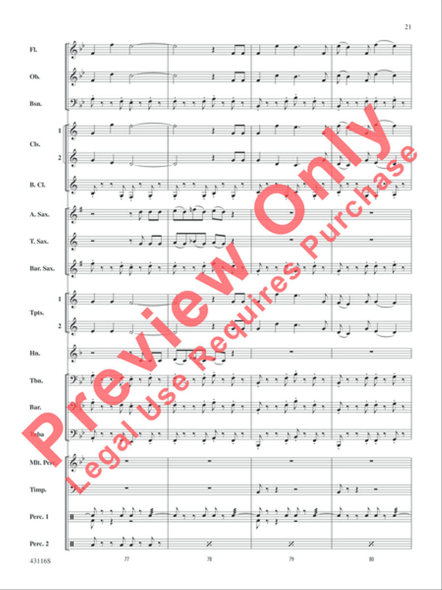 The Best of Leroy Anderson Concert Band scores gallery preview page 22