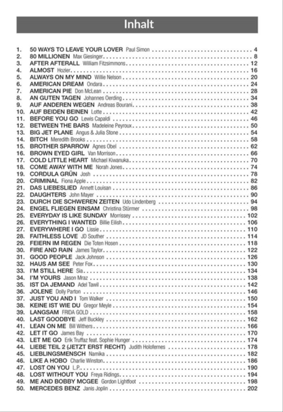 Hitbook Singer-Songwriter - 100 Songs für Ukulele Voice scores gallery preview page 3