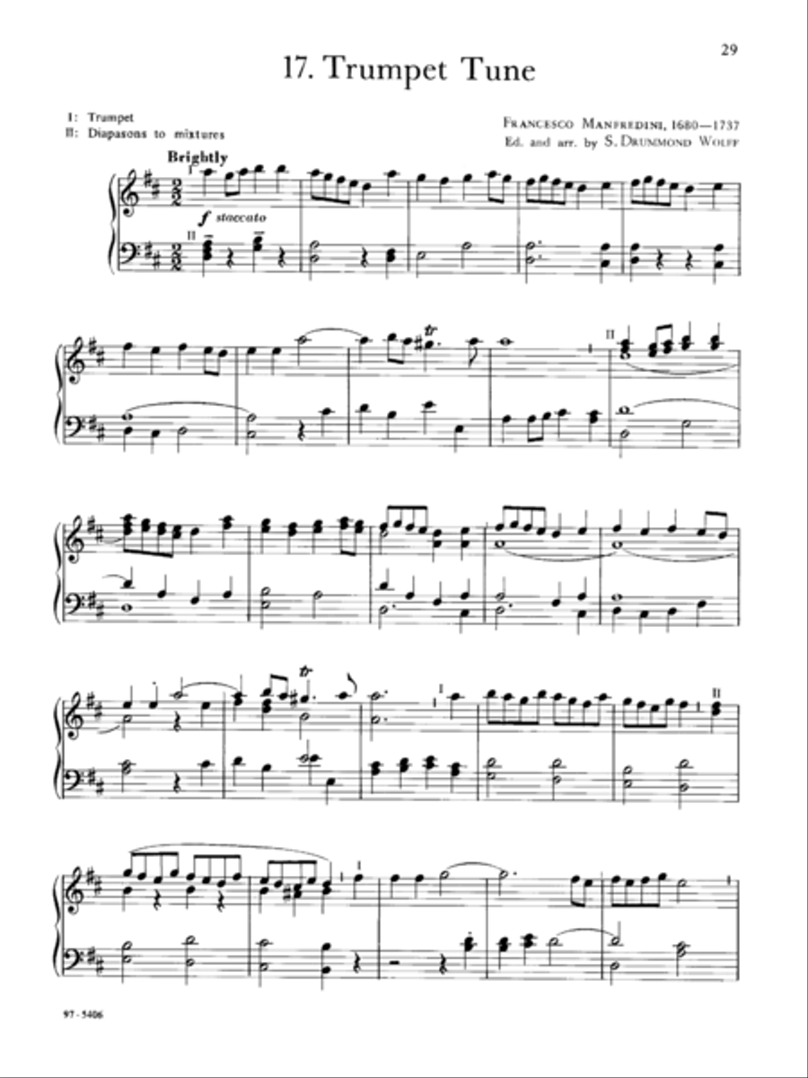 Baroque Music for Manuals, Vol. II Organ scores gallery preview page 14
