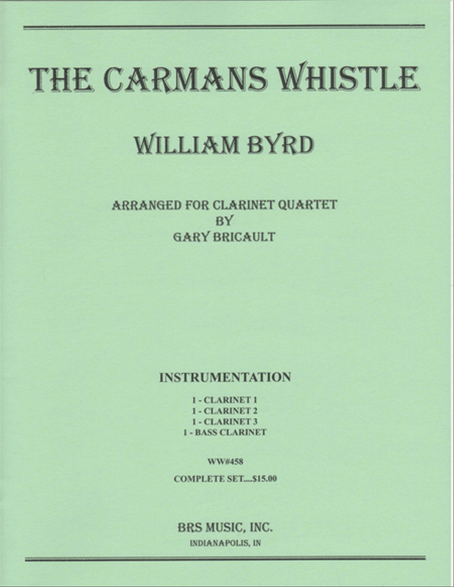 The Carmans Whistle Clarinet Quartet scores gallery preview page 1