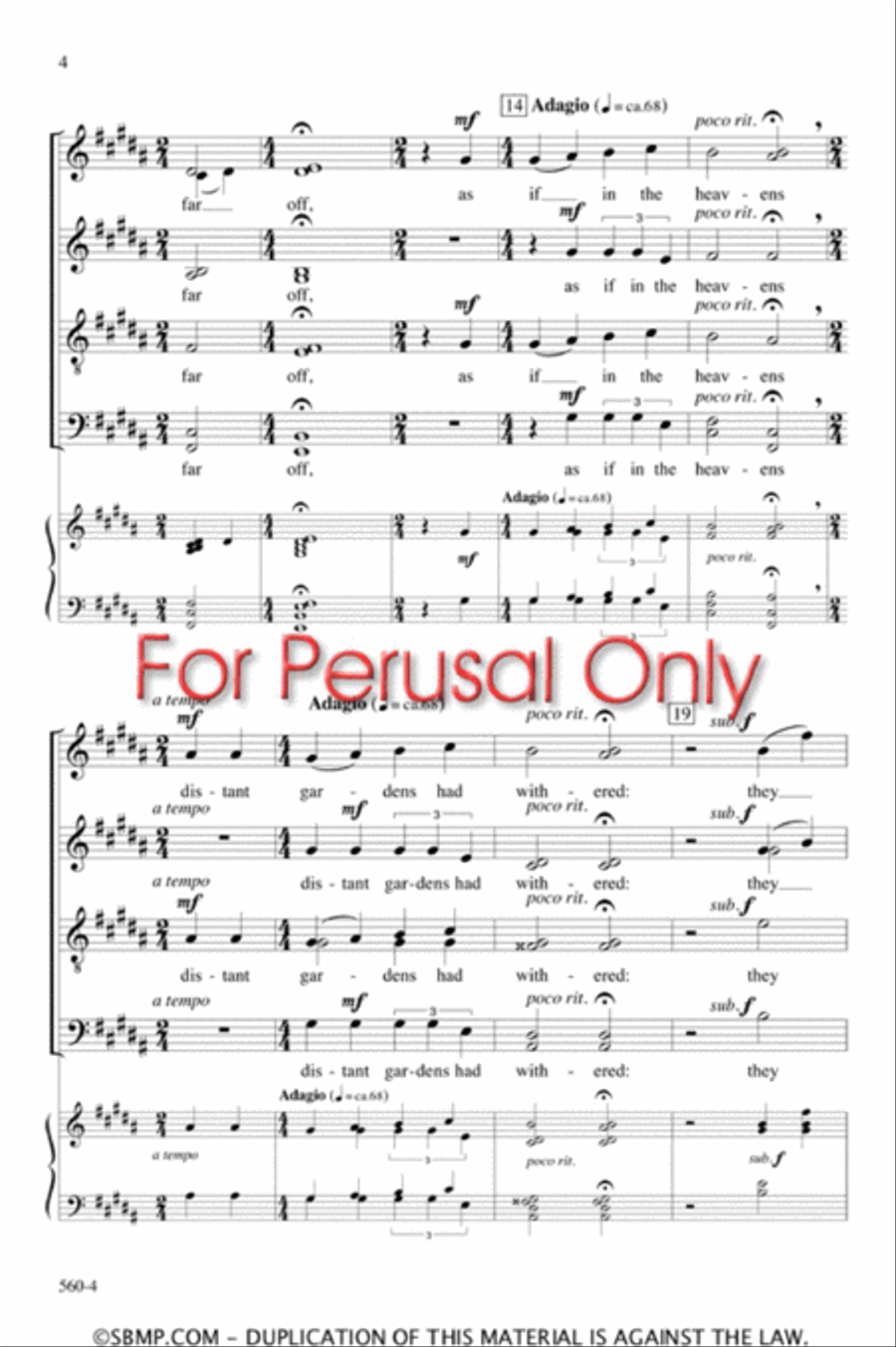 Autumn - SATB divisi Octavo Divisi scores gallery preview page 3