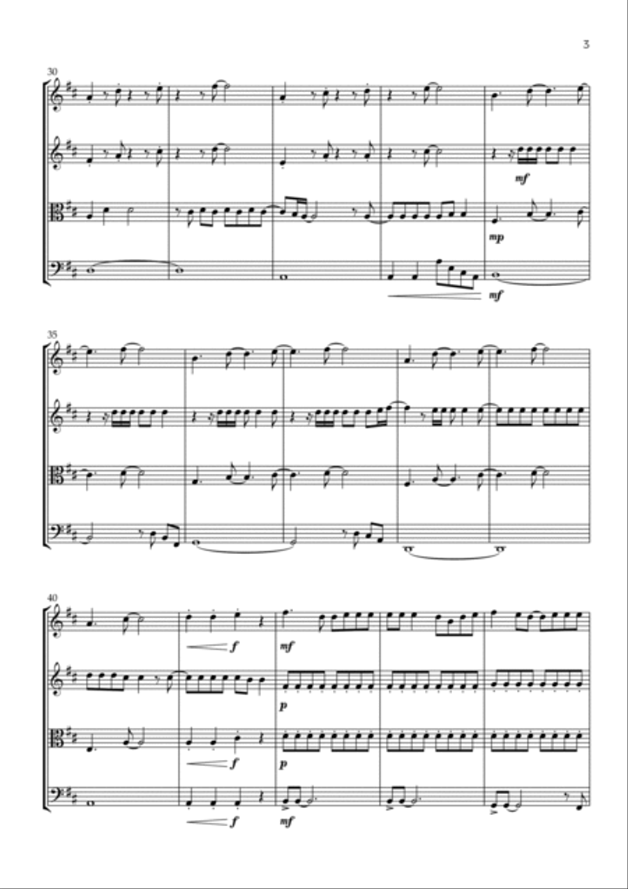Shivers String Quartet scores gallery preview page 3