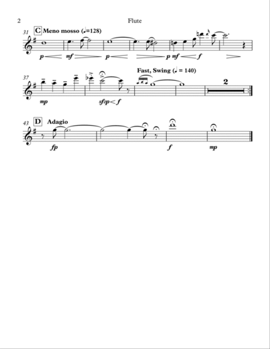 All I Want For Christmas Is You Woodwind Quintet scores gallery preview page 5