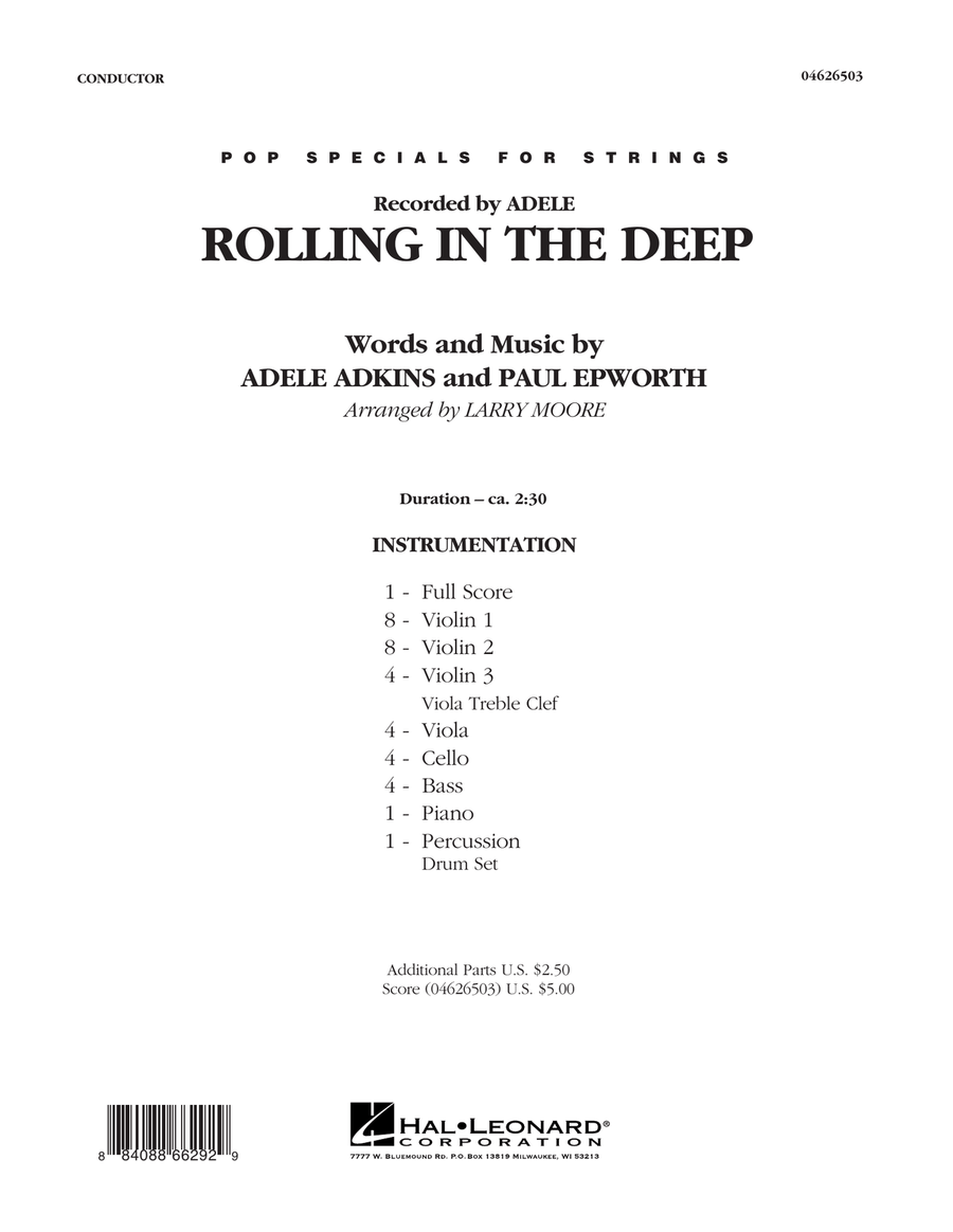 Rolling in the Deep - Full Score Orchestra scores gallery preview page 1