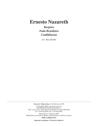 Book cover for Brejeiro, Fado Brasileiro, Confidências