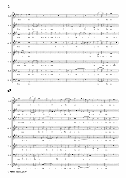 Gabrieli,Giovanni-Iubilemus singuli,in B flat Major,for A cappella image number null