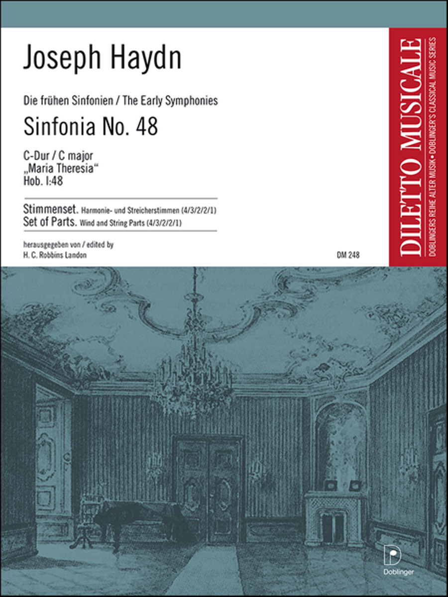 Sinfonia Nr. 48 C-Dur (Maria Theresia) Orchestra scores gallery preview page 1