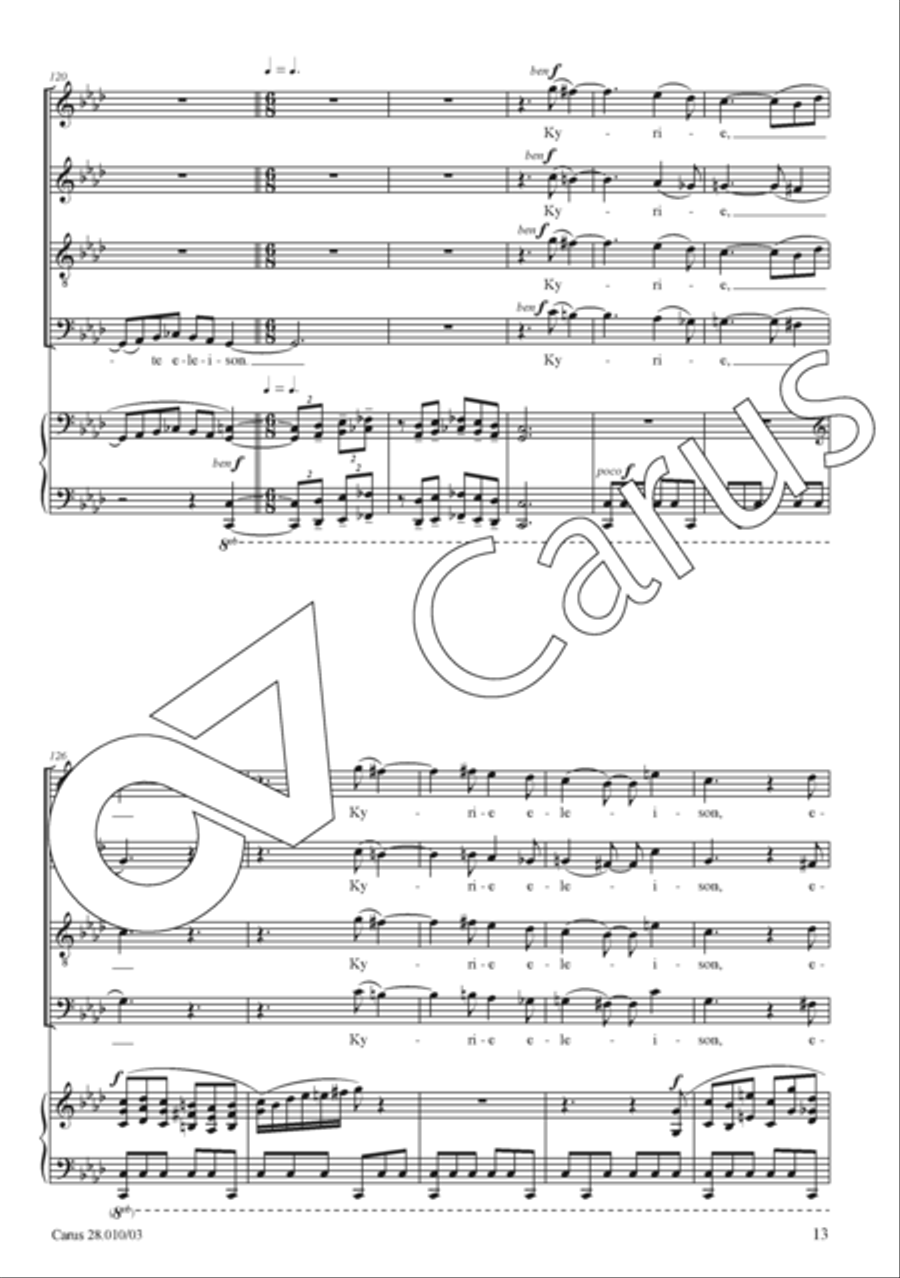 Missa ad maiorem Dei gloriam Divisi scores gallery preview page 14