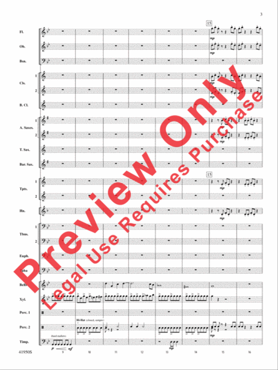 Mechanism Concert Band scores gallery preview page 4