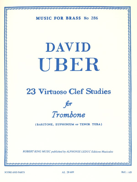 23 Virtuoso Clef Studies - Trombone