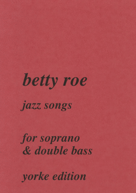 Jazz Songs for Soprano and Double Bass