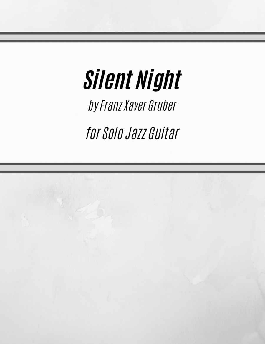 Silent Night (for Solo Jazz Guitar) image number null