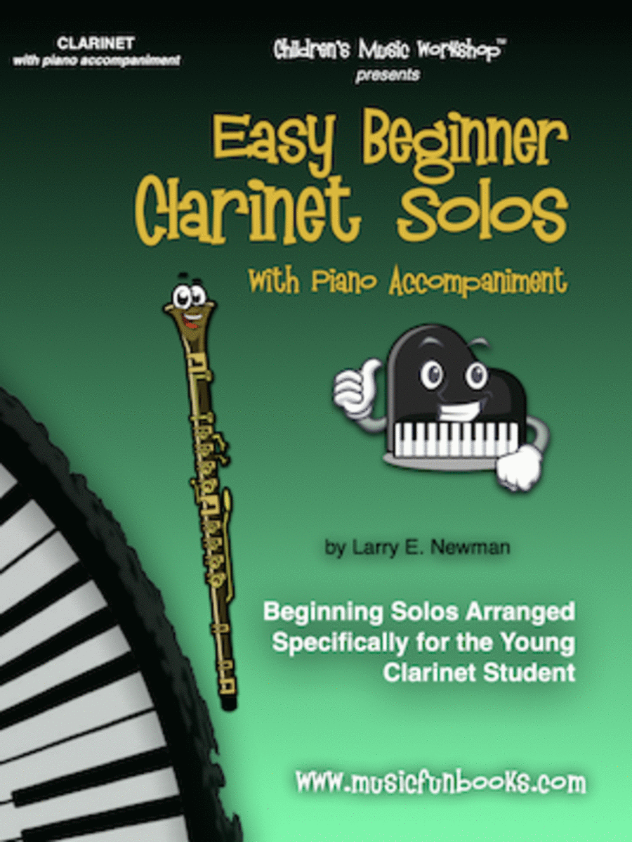 Easy Beginner Clarinet Solos with Piano Accompaniment Clarinet Solo scores gallery preview page 1