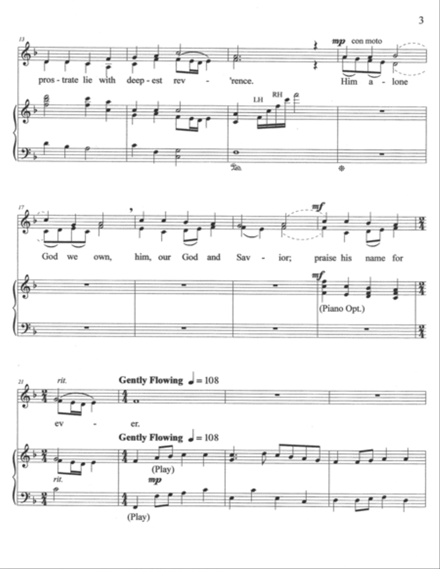 GOD HIMSELF IS WITH US for SAB Choir 3-Part scores gallery preview page 3